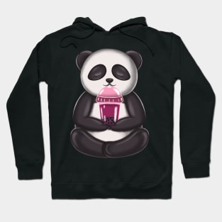 Funny Panda Bubble Tea Hoodie